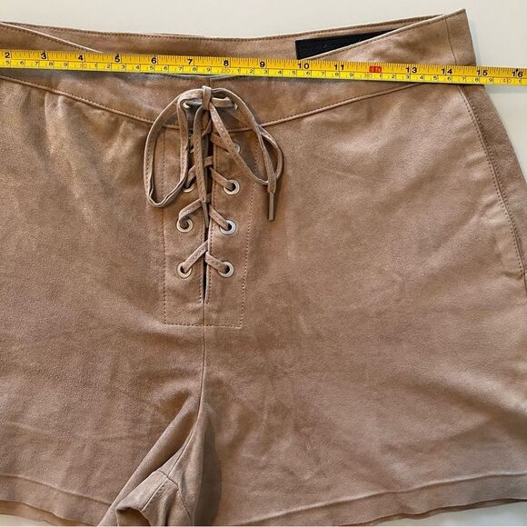 Rag and Bone Women's Tan Suede Lace-Up Shorts Size 28 Boho Lux - Picture 6 of 10